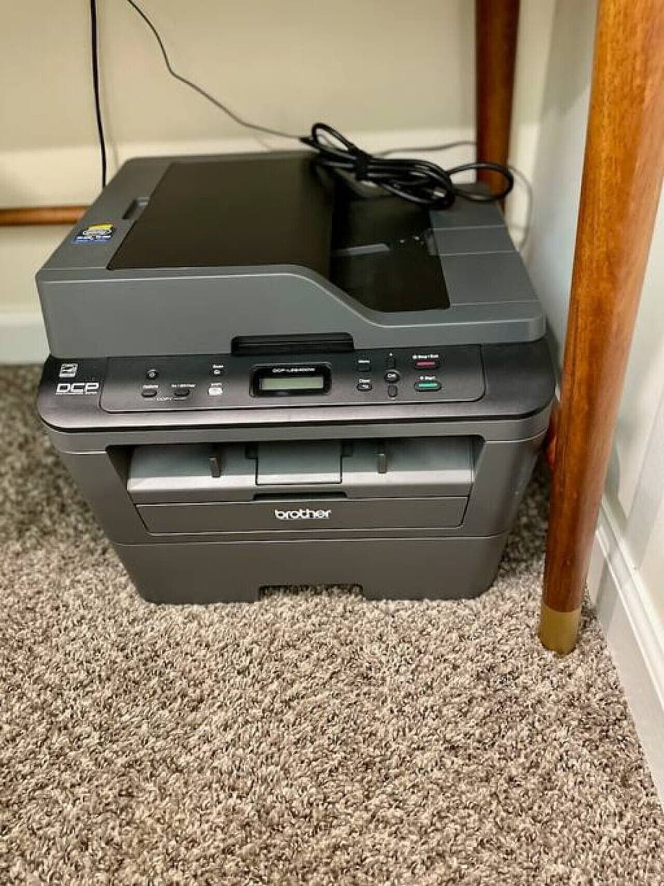 Laser printer/scanner is included for your convenience.