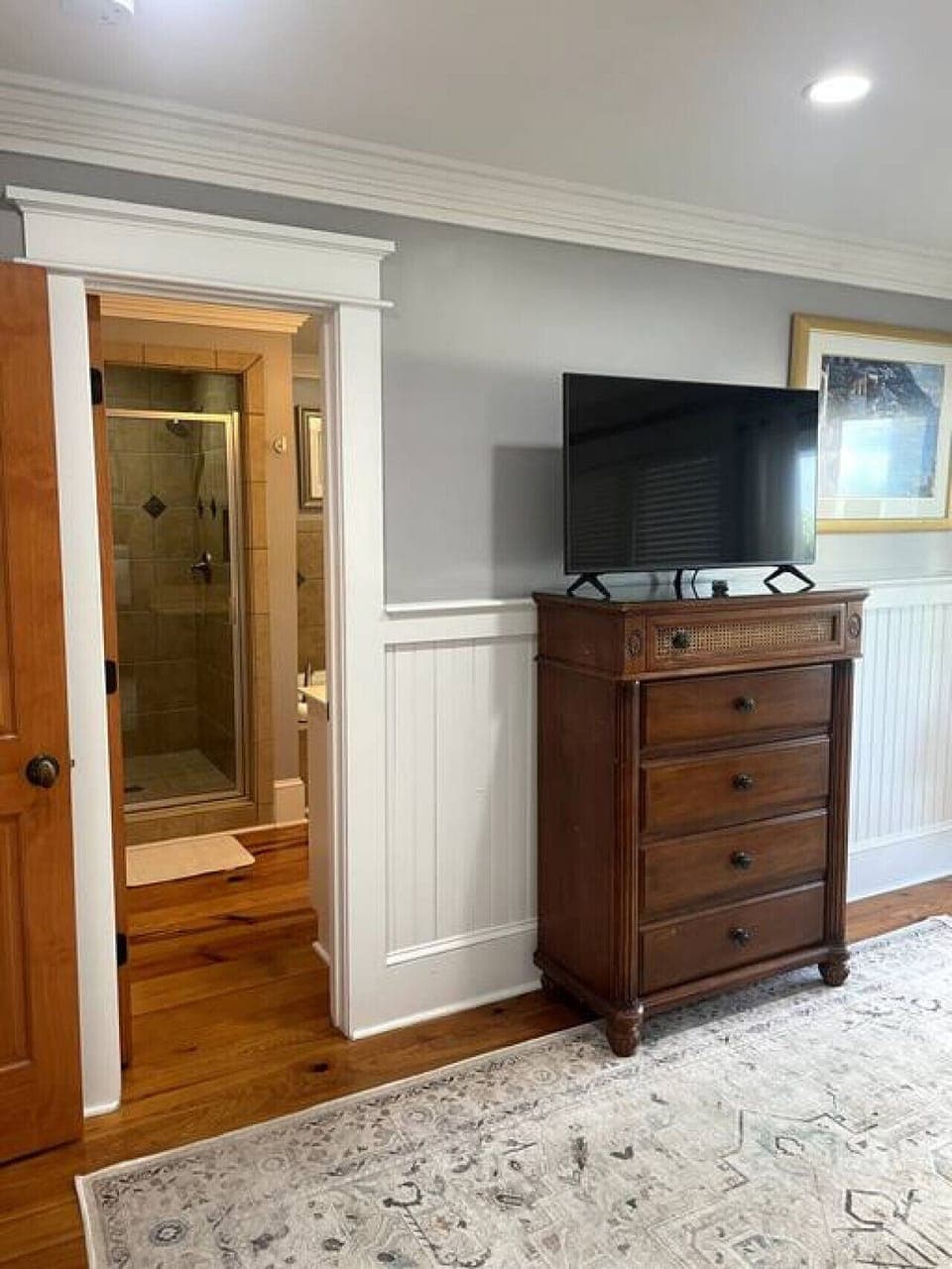 TV in main bedroom