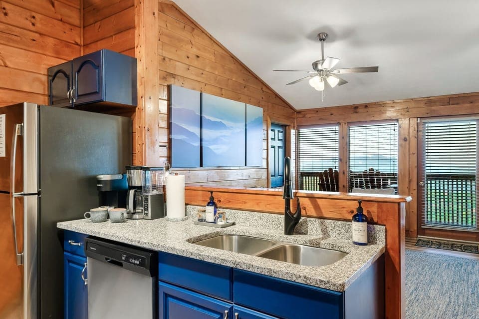 kitchen and views