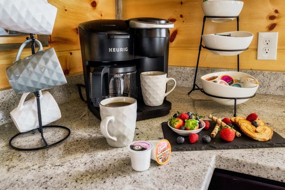 Coffee bar area