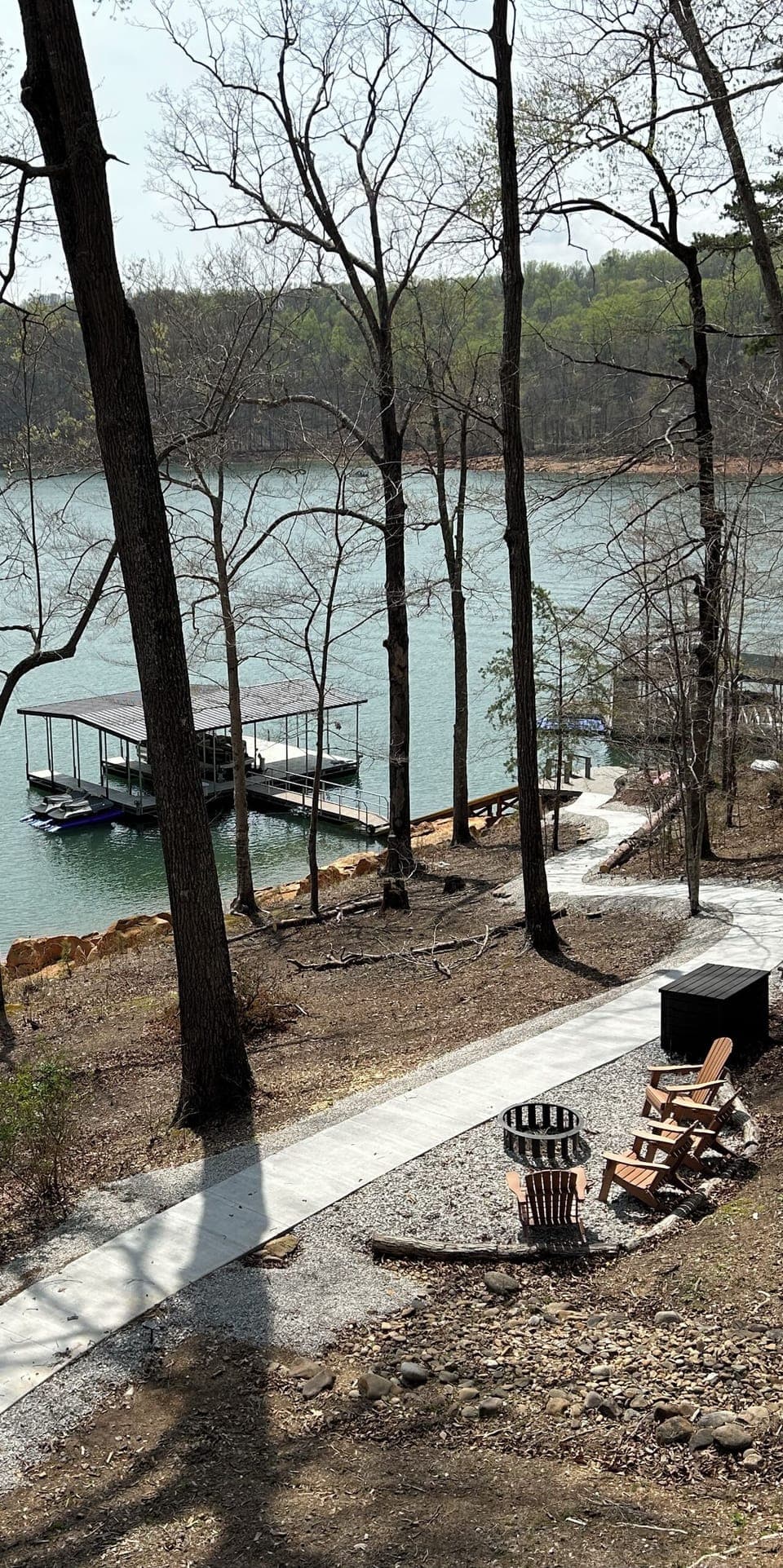 VIEW FROM THE CABIN DECK!