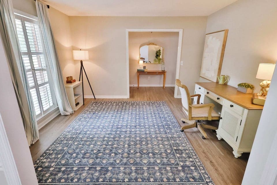 Our foyer leads right into a gorgeous office space!