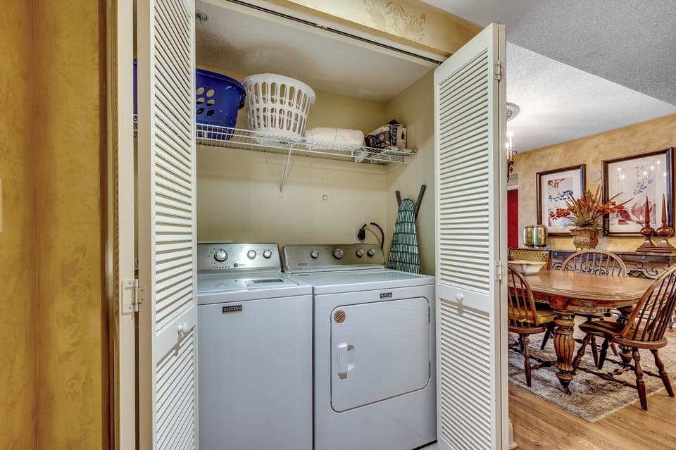 Washer and dryer