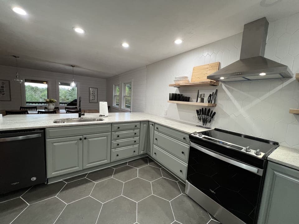 Newly renovated kitchen with brand new appliances.