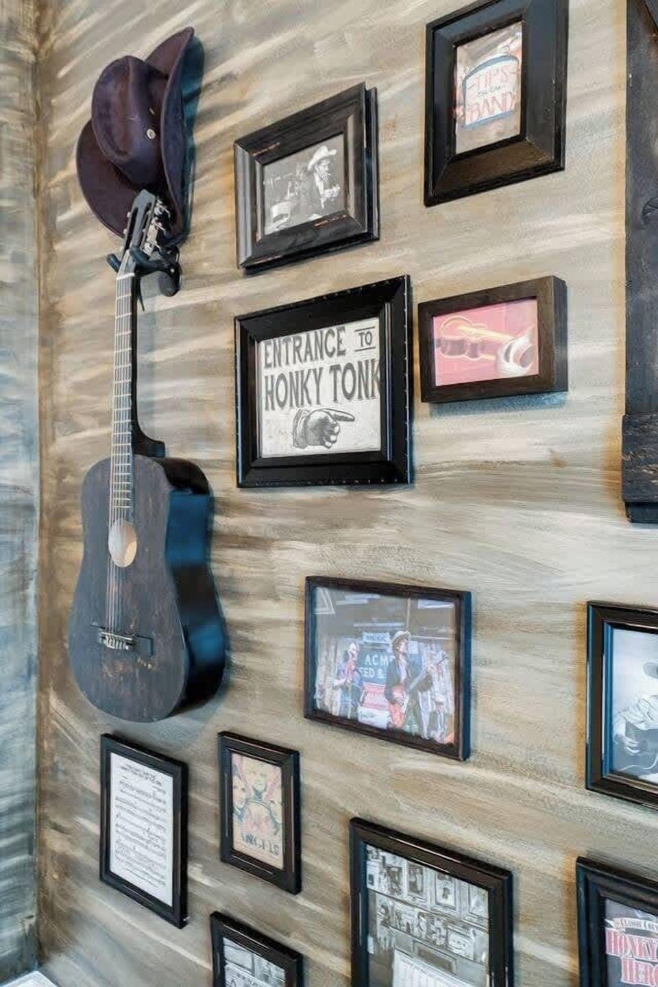 Wall full of frames