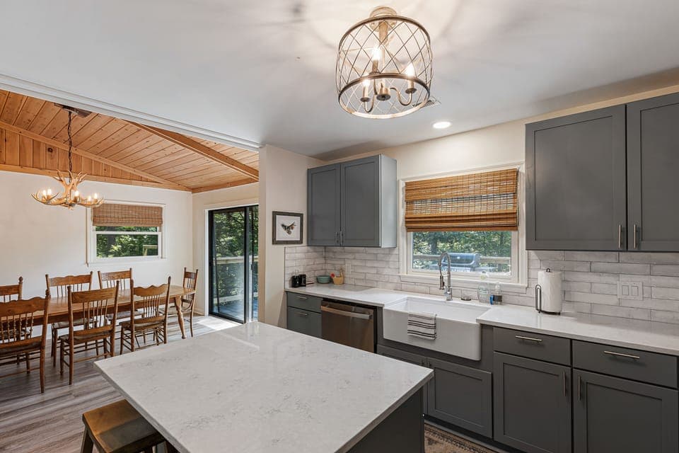 View from kitchen 
