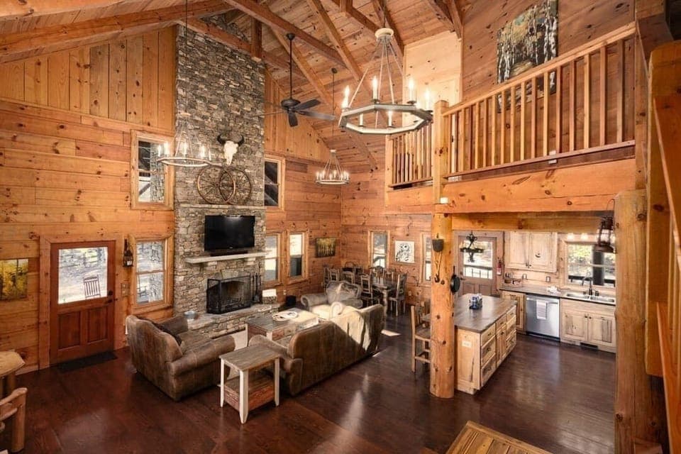 Open family room
