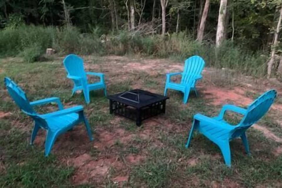 Real wood fire pit