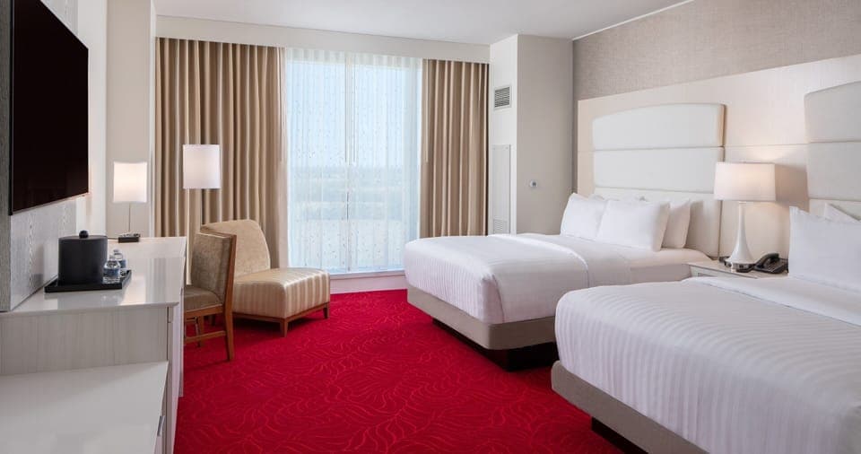 Premium bedding, pillowtop beds, individually decorated, desk