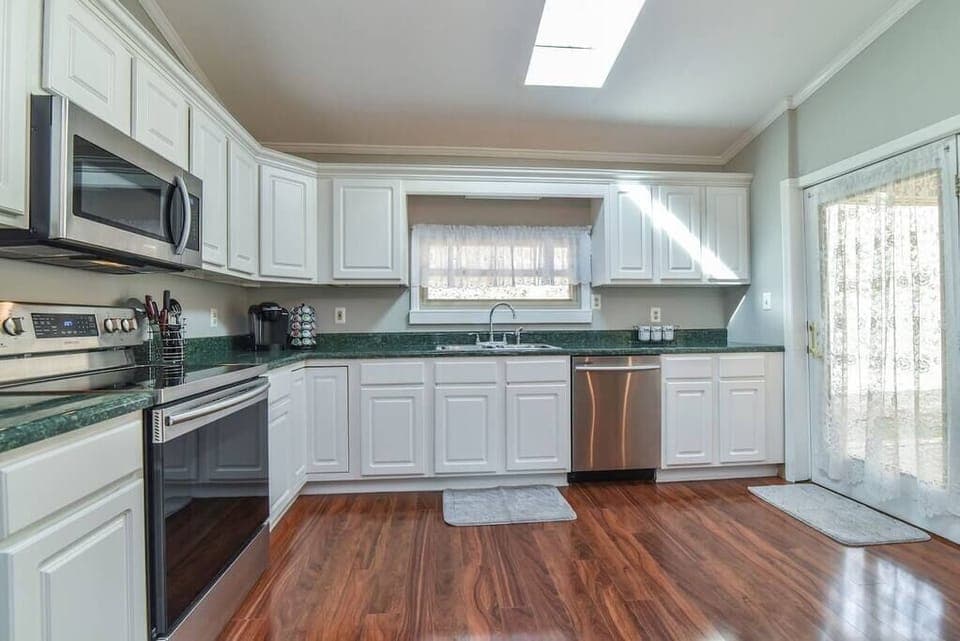Wide open kitchen