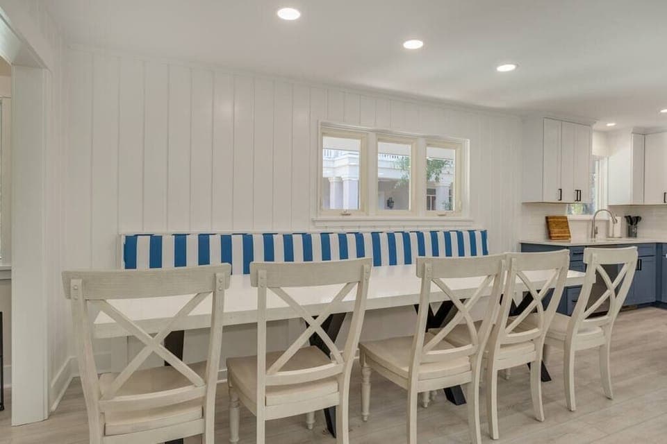 Kitchen table. 