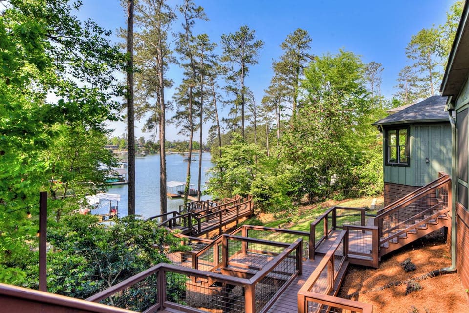 Beautiful Lake Views with Multiple outdoor Spaces