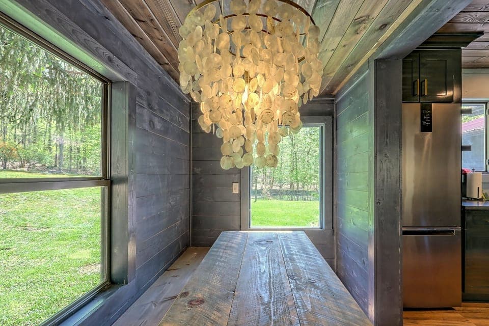 View from dining nook.