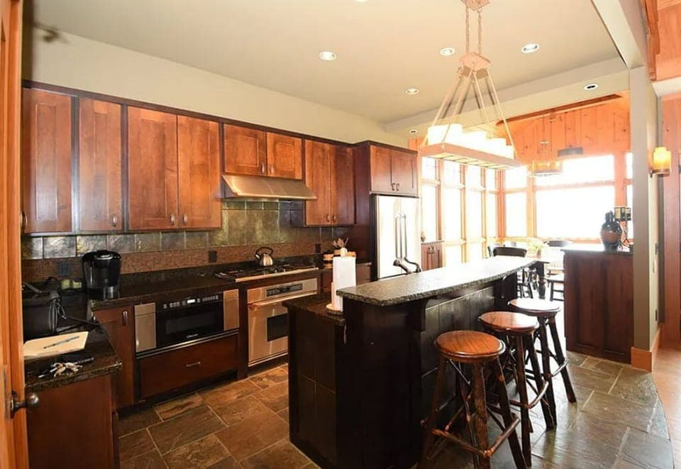 Kitchen and bar