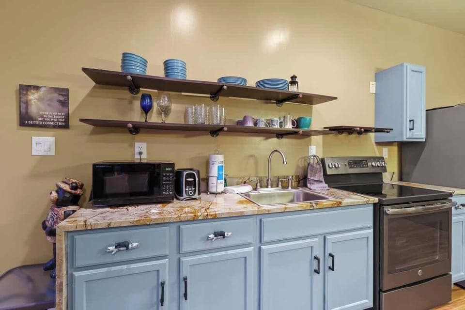 Culinary harmony: A kitchen adorned with themed kitchenwares, creating a cohesive and delightful atmosphere for the chef at heart.