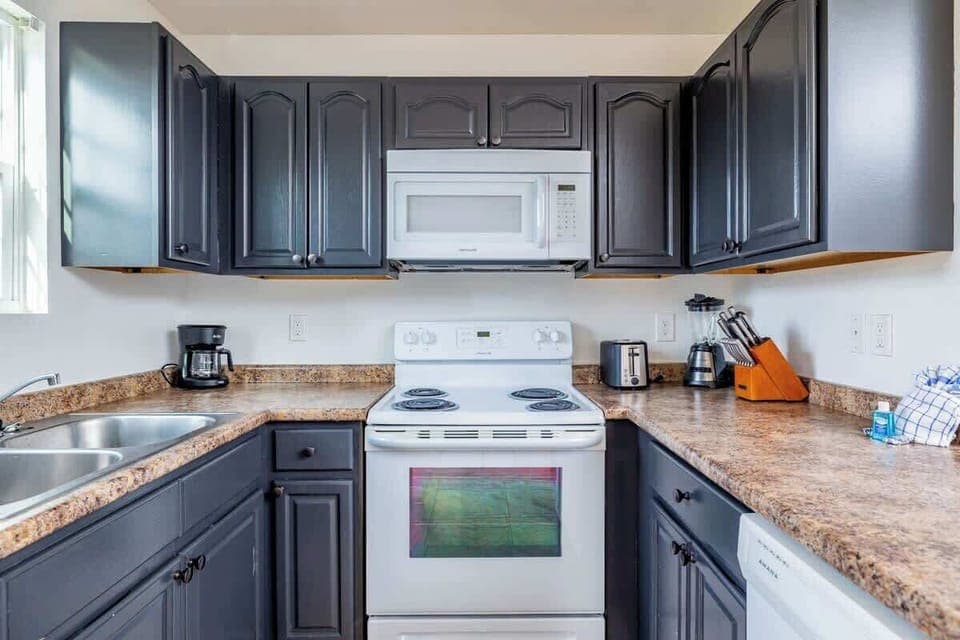 Where the magic happens! From quick meals in the microwave to gourmet dishes on the stove, this kitchen is my culinary playground. What’s cooking in your kitchen today?