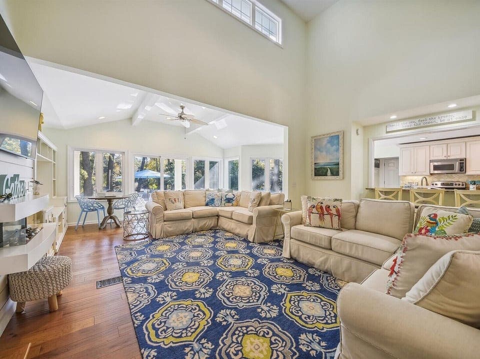 Living Room at 29 Off Shore