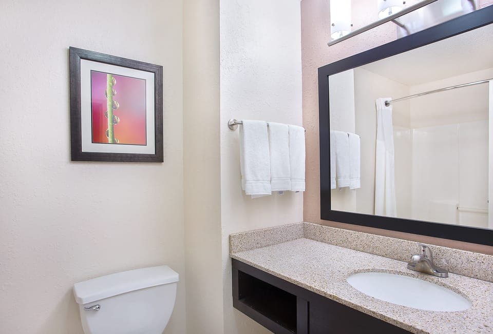 Hair dryer, towels