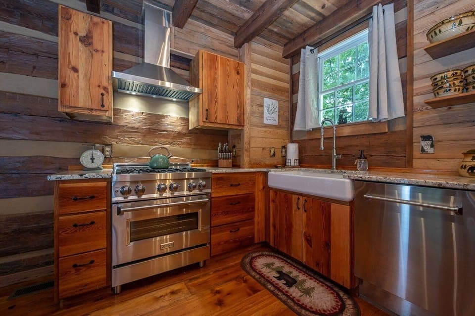 Gas Oven and Stove Top