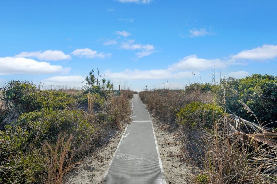 Beach access is just steps away!