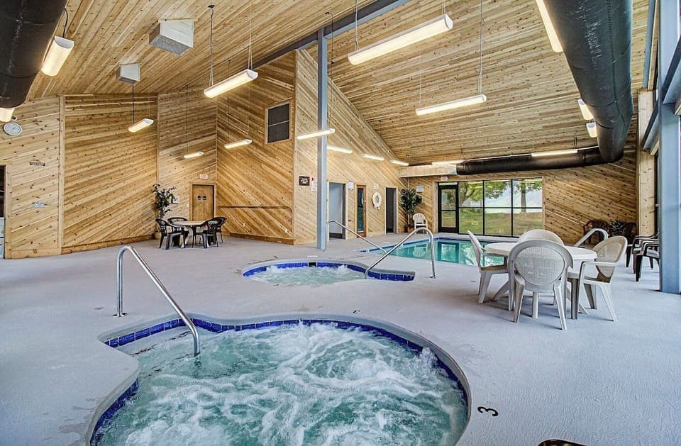 Indoor saunas!