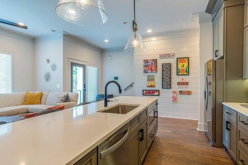 Beautiful open living area/ kitchen!