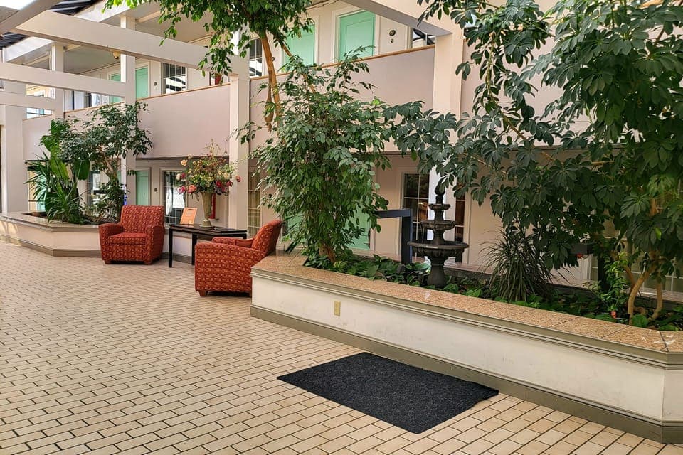 Lobby sitting area