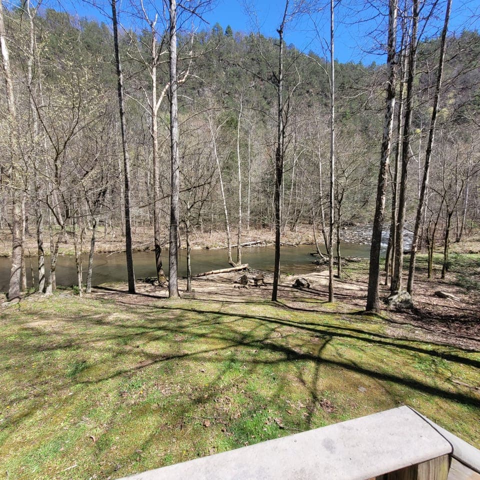 view from side deck 