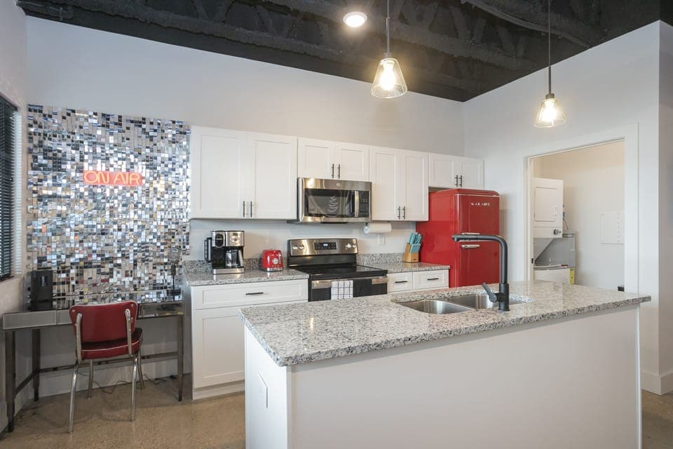 Our fully stocked kitchen has everything you need to cook up a storm!