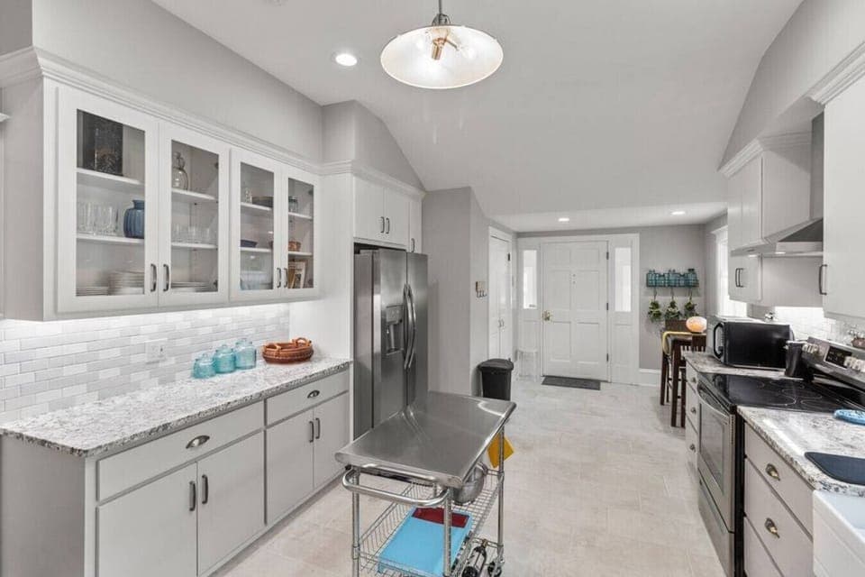 Large open kitchen