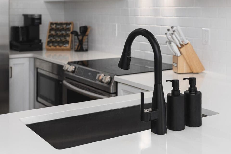 Fully stocked with all the utensils and cooking supplies you'll need for ease & convenience.