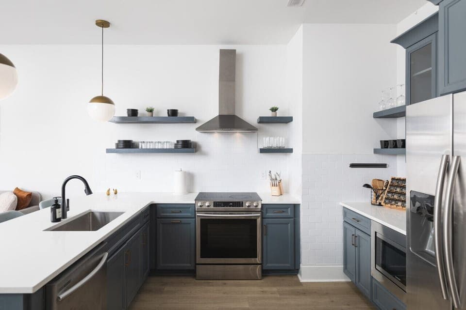 Fully-stocked kitchen with high-end appliances and all the utensils / dishware you'll need.