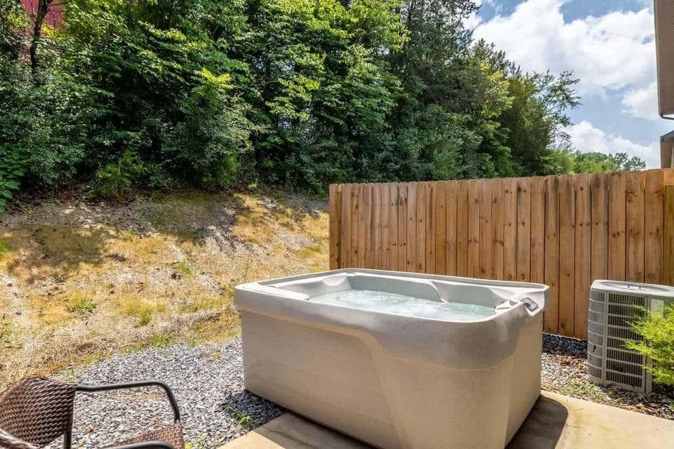 You'll surely find peace and tranquility in the comfort of our private hot tub!