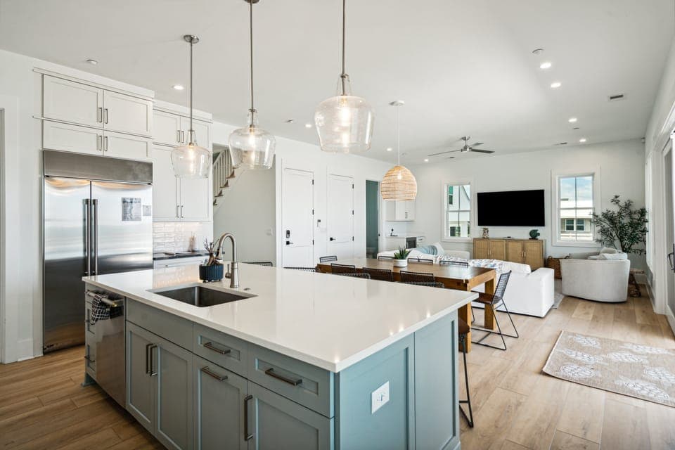 Open Layout Kitchen/Dining area