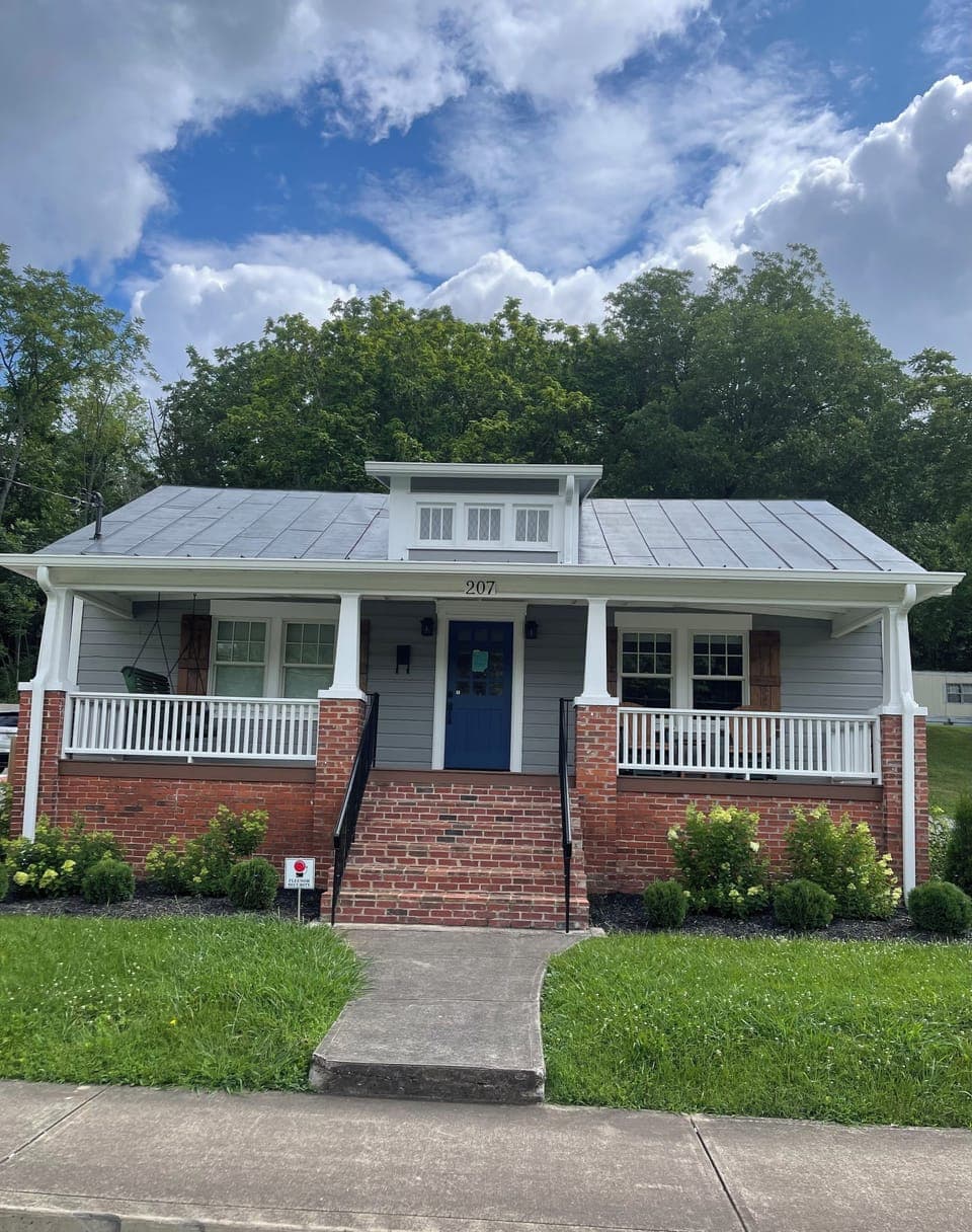Front of home. 