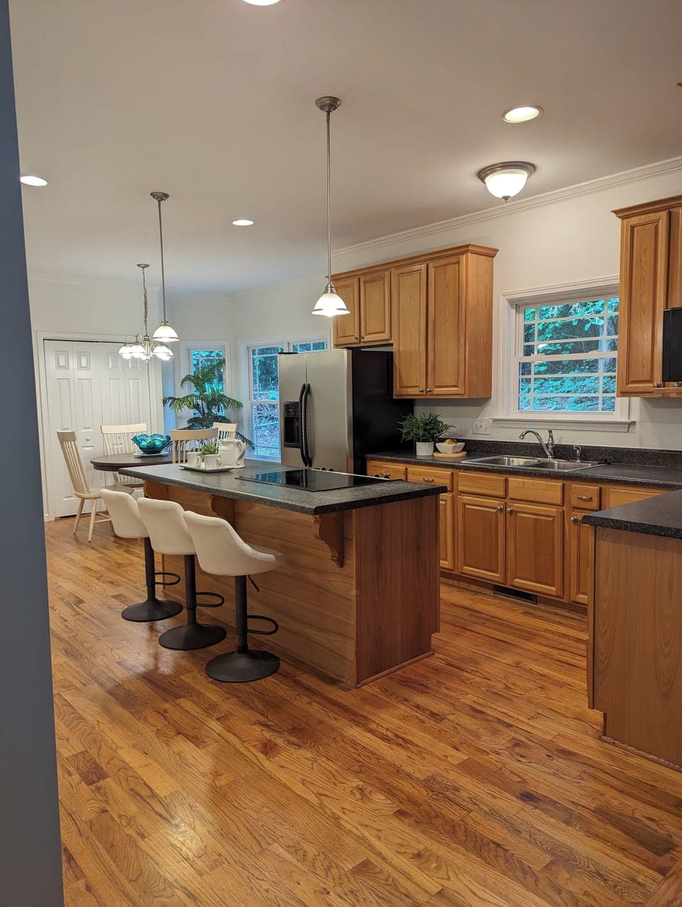 Spacious Kitchen-open to Living Room and Breakfast Room. 