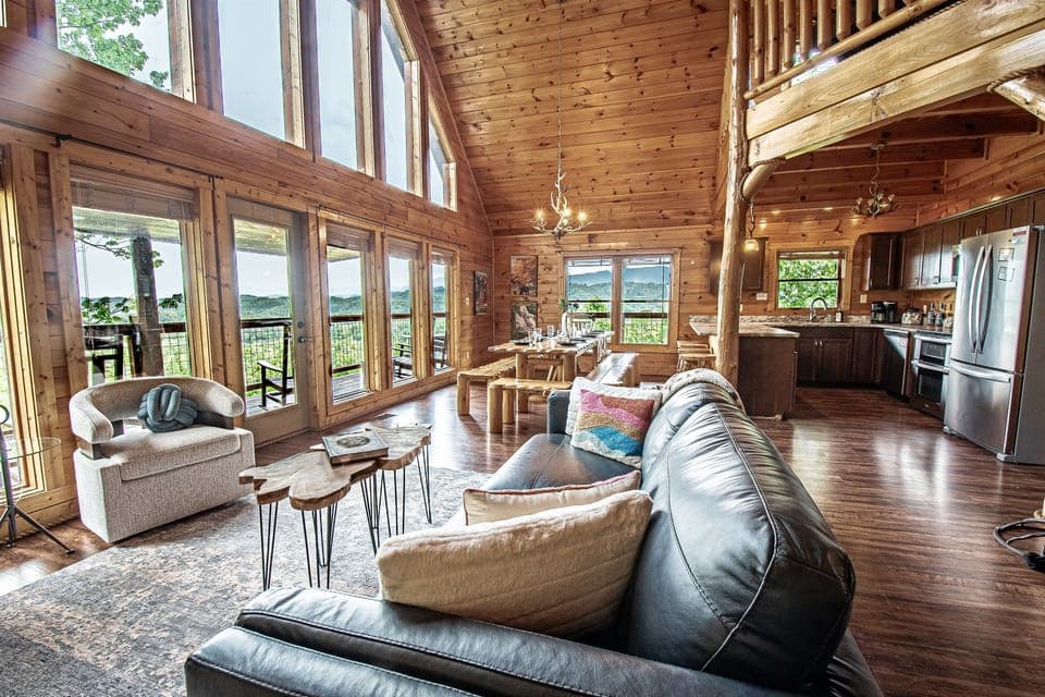 Incredible views from every floor! Large, open concept living/dining/kitchen area makes this the perfect space for family meals and quality time.