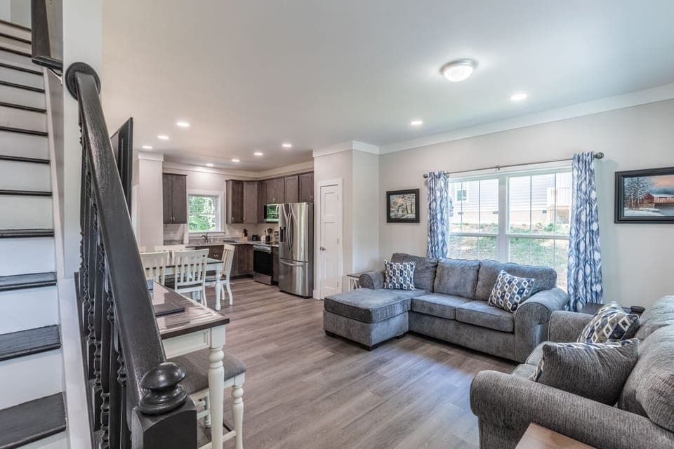Living room - Living room with nice, comfortable couches.