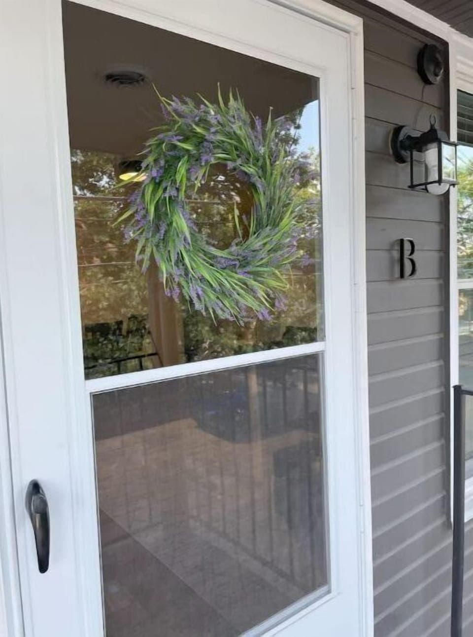 Unit B front door. 