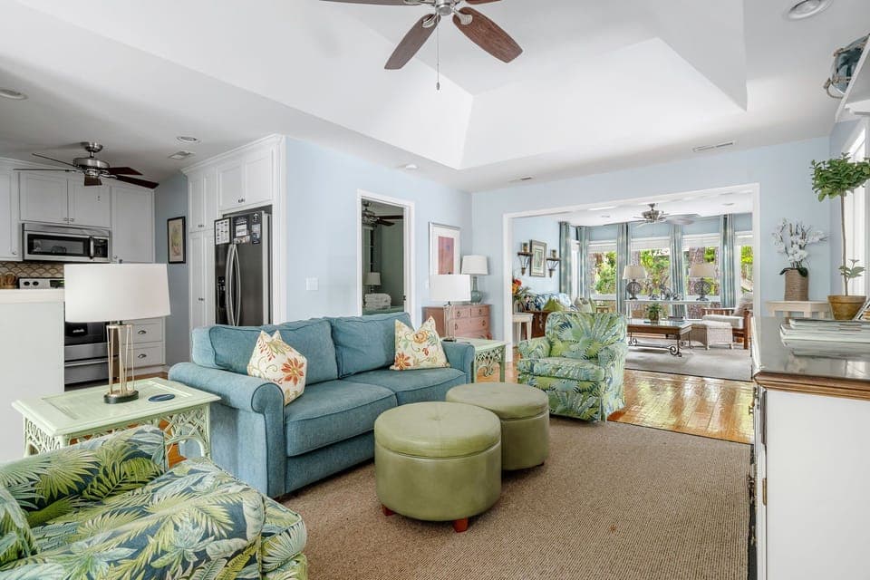 Living Room with Smart TV