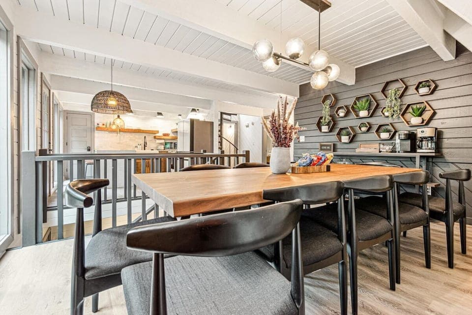 "Ten dining chairs and one high chair – because family meals are best enjoyed together!"
