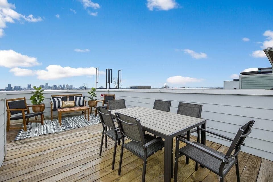 Dine or relax with skyline views and open-air charm.