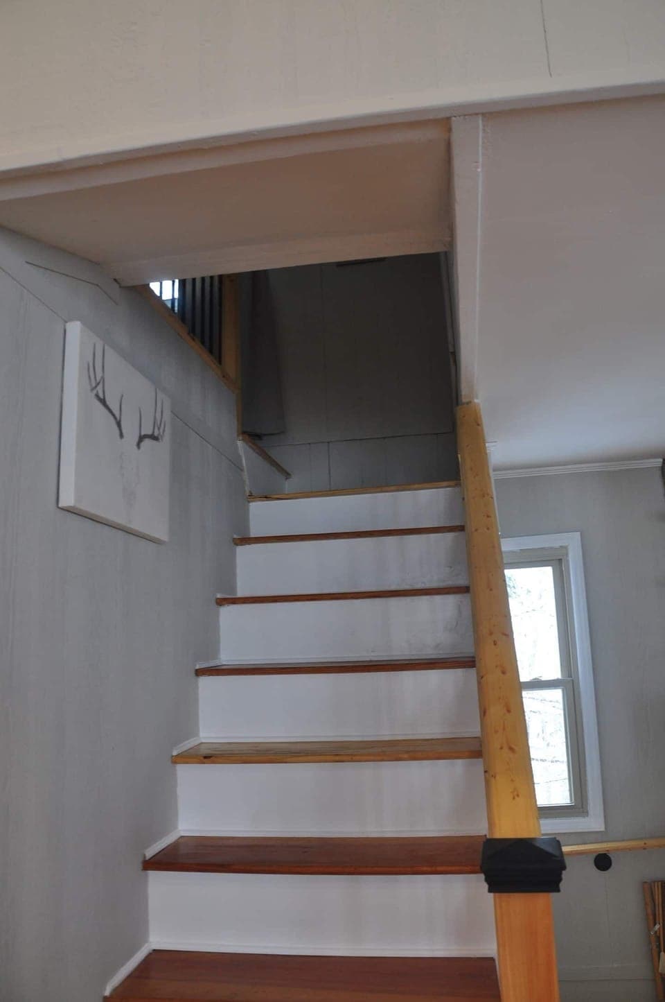 Steps to the loft
