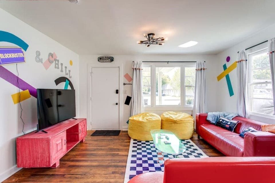 Our Funky 2 bed 1 bath 90s property.