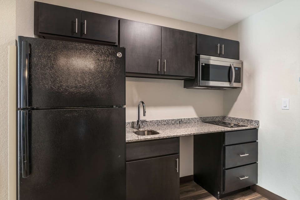 Suite, 2 Queen Beds, Non Smoking, Kitchen (with Sofabed, Full Kitchen) | Private kitchenette | Microwave, coffee/tea maker