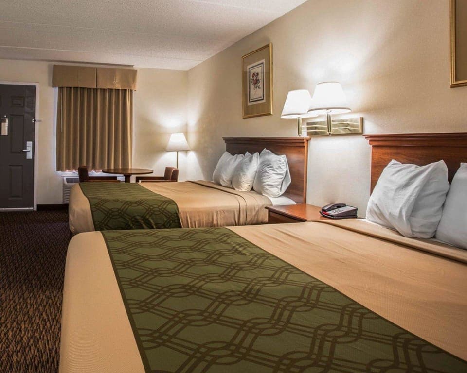Blackout drapes, iron/ironing board, rollaway beds, free WiFi