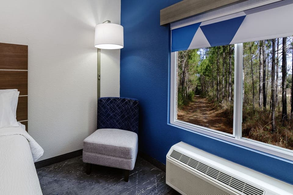In-room safe, desk, iron/ironing board, free cribs/infant beds