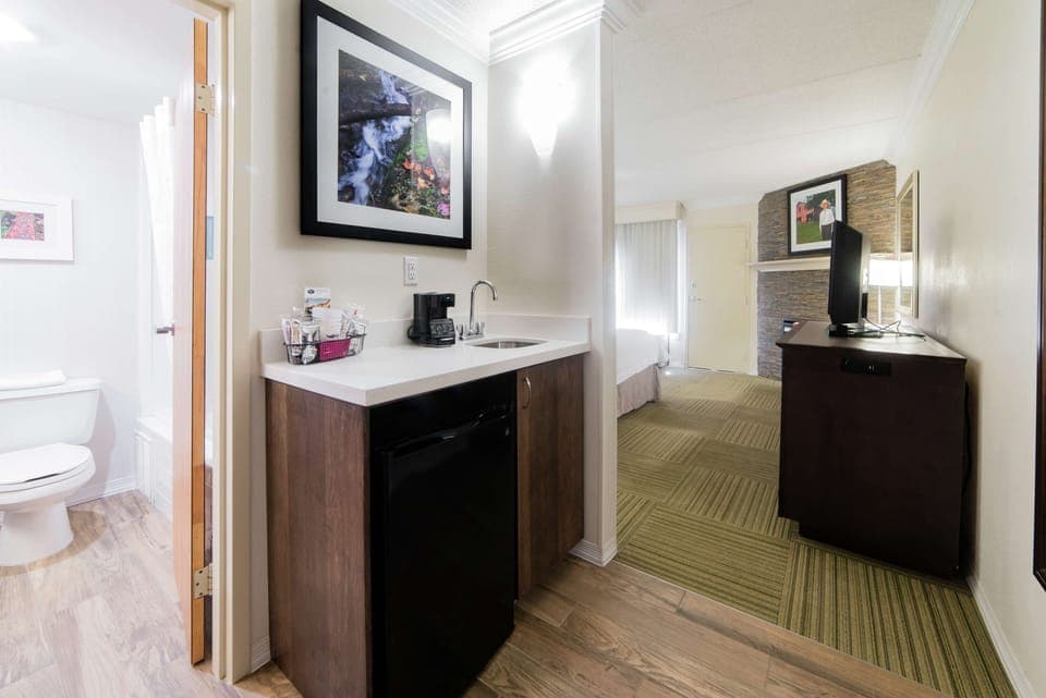 Hair dryer, towels