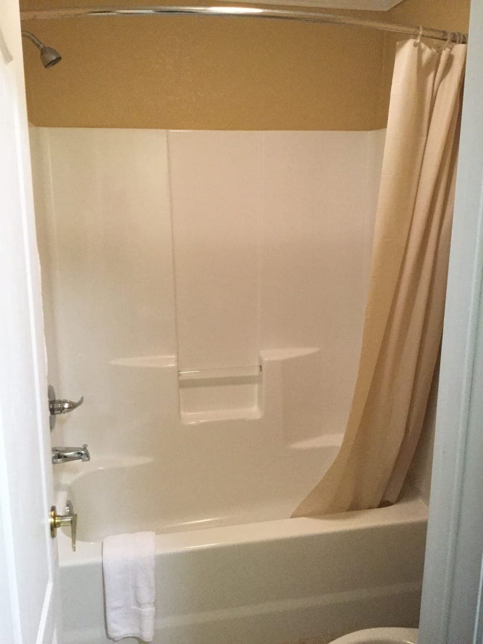Deluxe Room, 2 Queen Beds | Bathroom shower