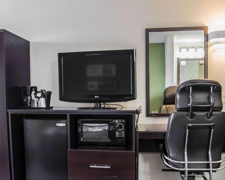 Individually furnished, desk, blackout drapes, iron/ironing board
